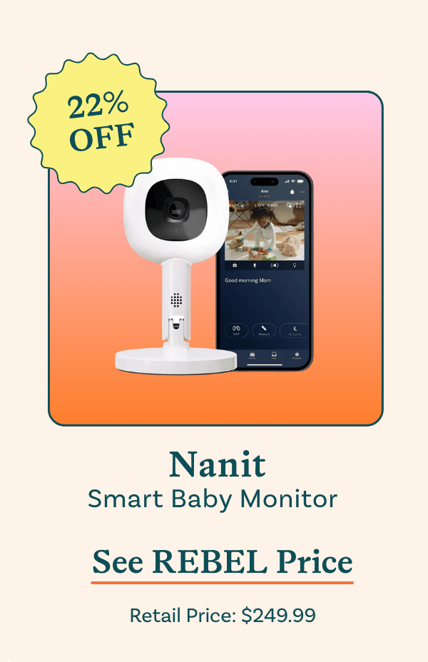 Nanit Pro Smart Baby Monitor & Flex Stand - White