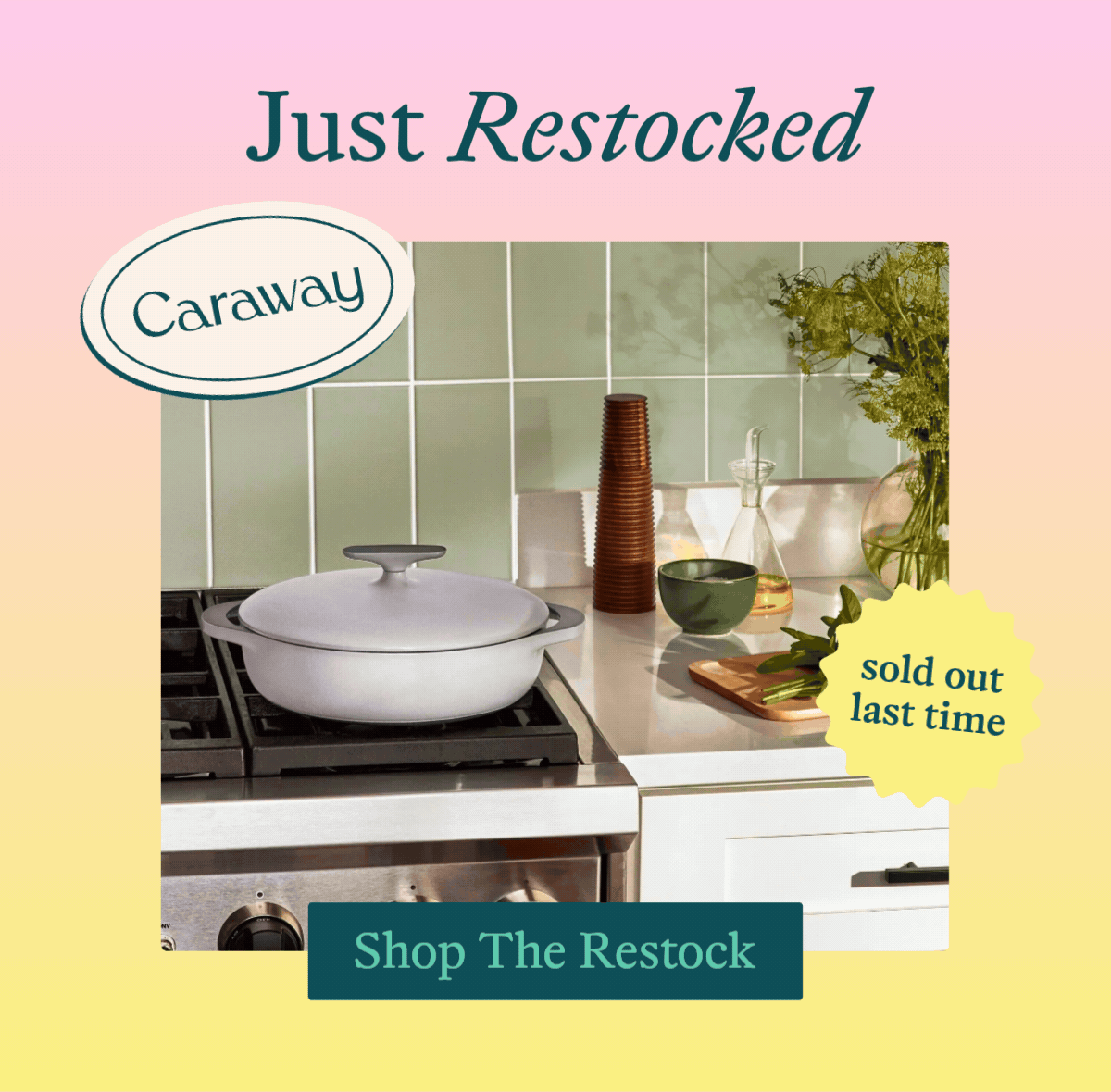 just restcoked caraway