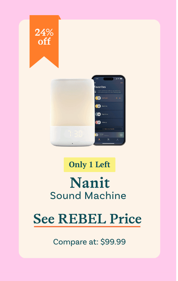 Nanit Sound Machine & Night Light - White