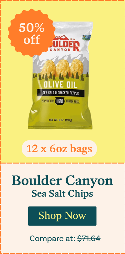 50% off BOULDER CANYON