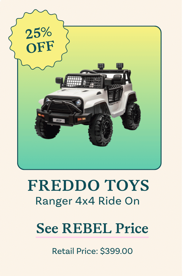 FREDDO TOYS 12V Freddo Ranger 4x4 Ride On