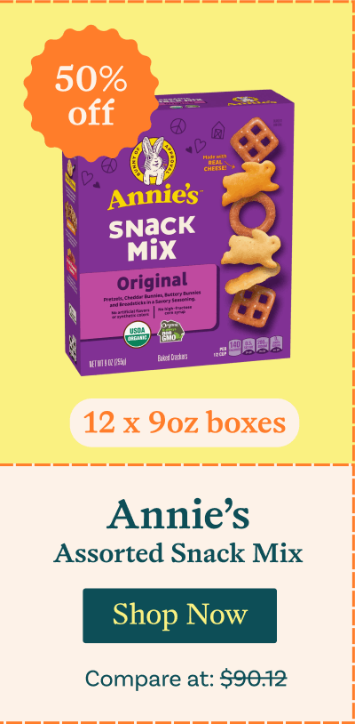 50% off Annie's 