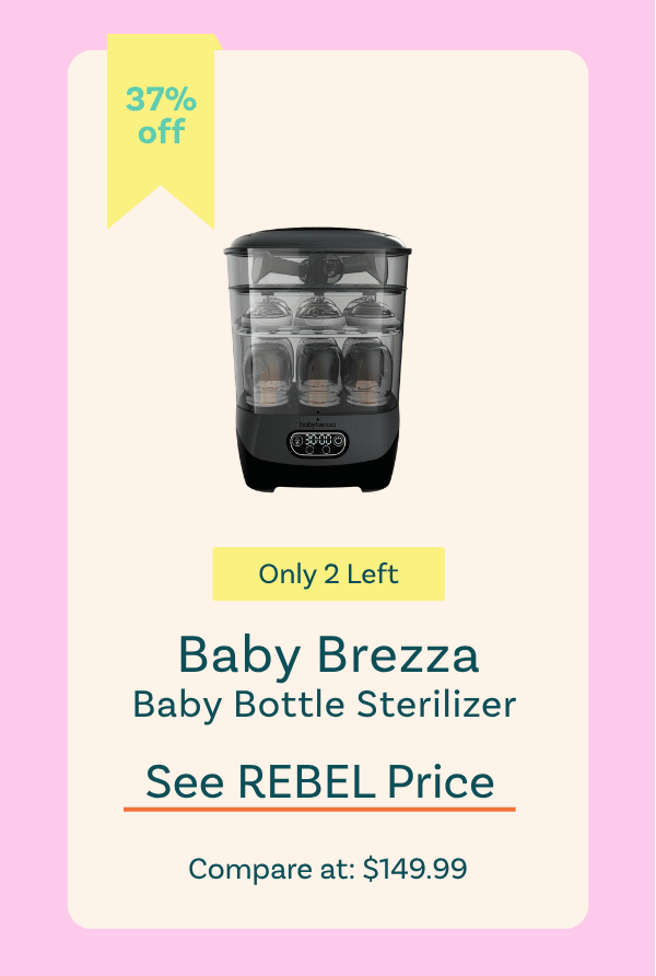 Baby Brezza Baby Bottle Sterilizer And Dryer - Charcoal