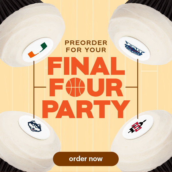 Make your Final 4 gamewatching party a total winner! Sprinkles