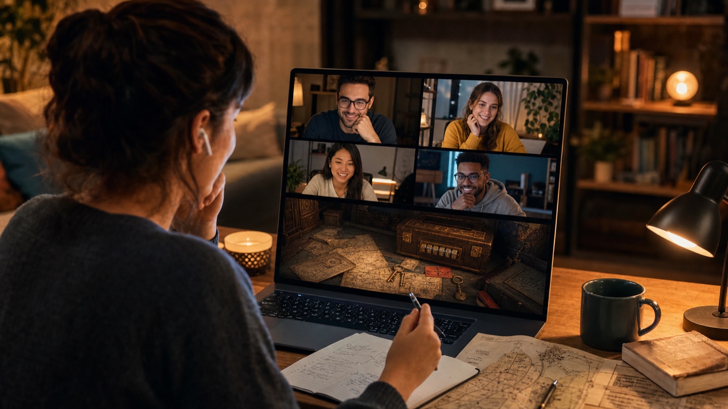 Long-Distance Game Night: How to Play an Online Escape Room Together