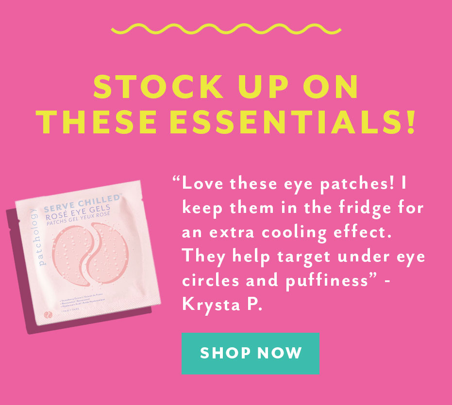 Serve Chilled Rose eye gels love these eye patches! I keep them in the