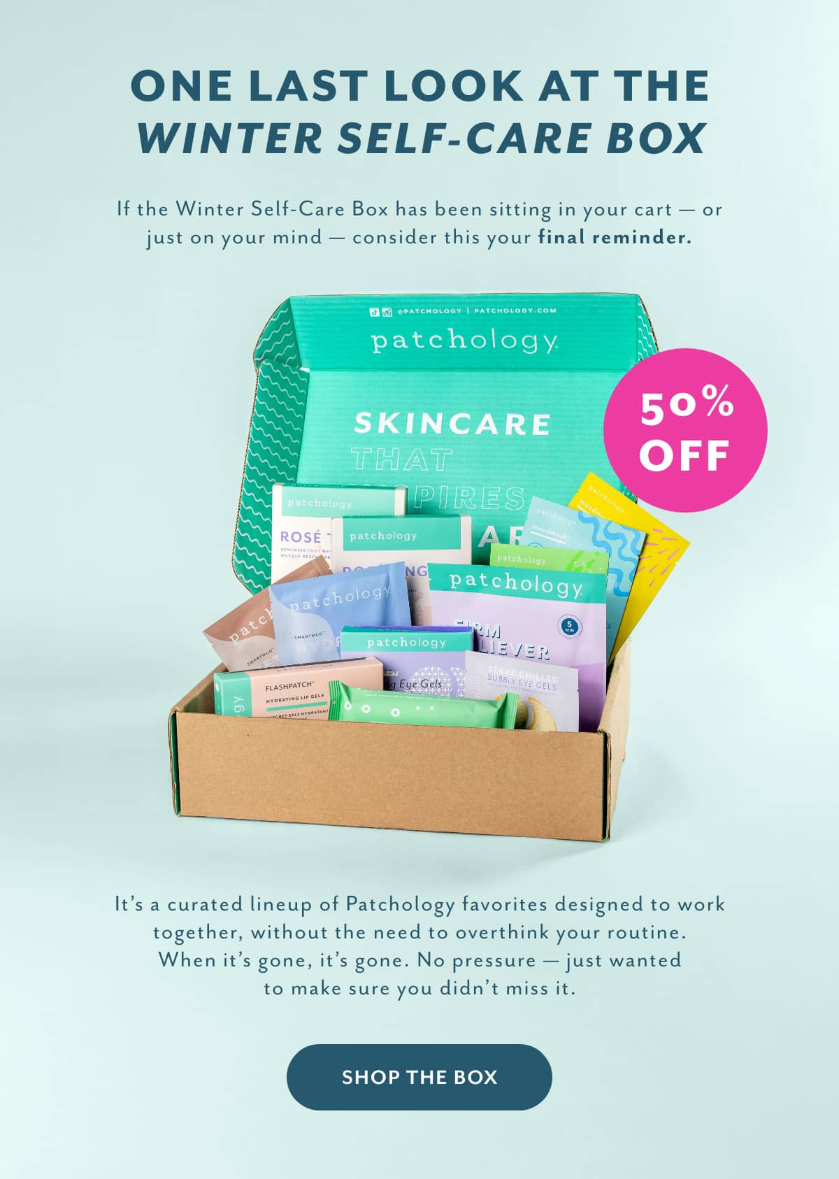one las look at the winter self-care box