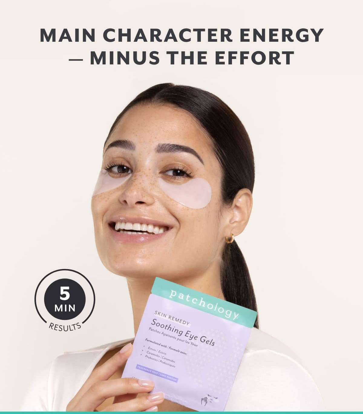 results to depuff and smooth under-eyes