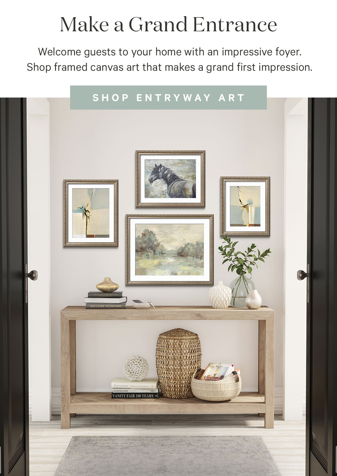 Elevate your entryway so guests feel Art