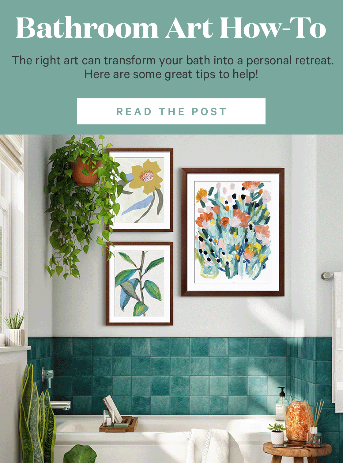 Is art in the bathroom weird? Art