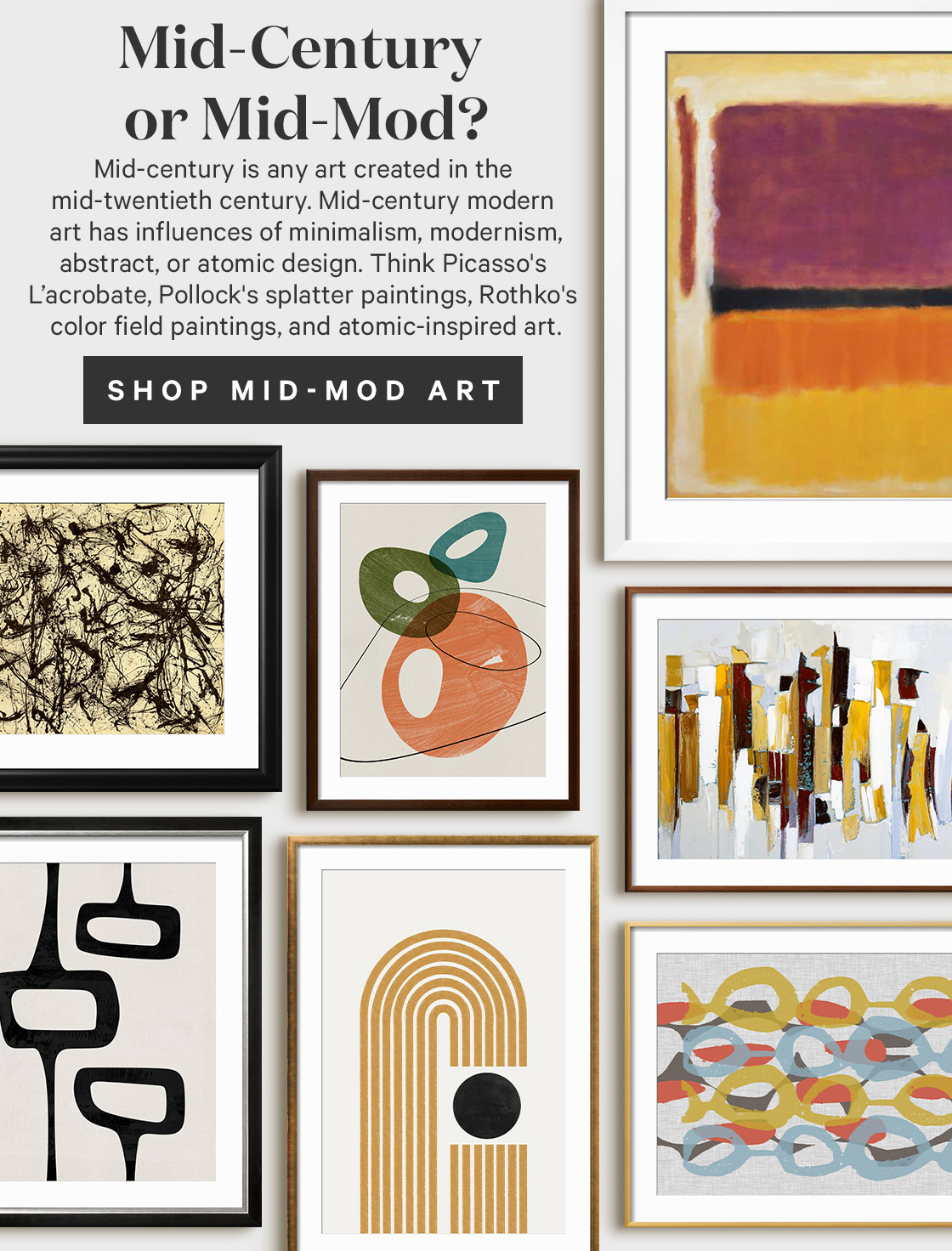 Is it midcentury art or midcentury modern? Art