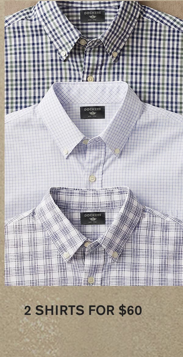 2 SHIRTS FOR $60