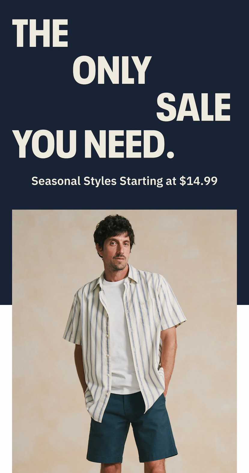 THE ONLY SALE YOU NEED