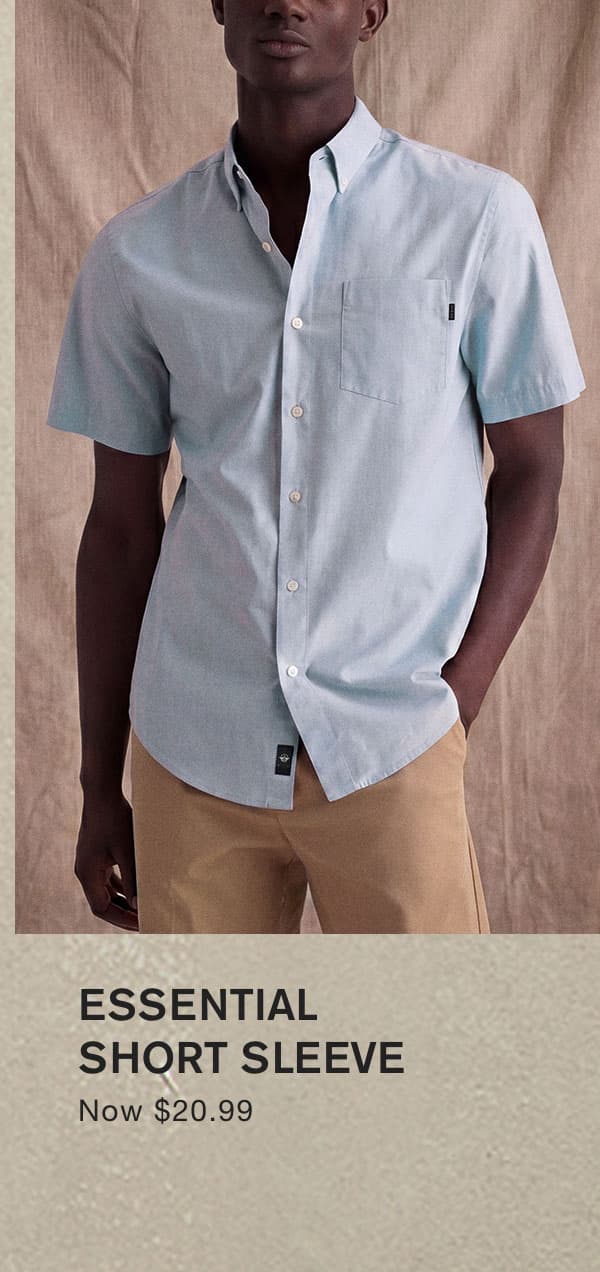 ESSENTIAL SHORT SLEEVE Now $20.99