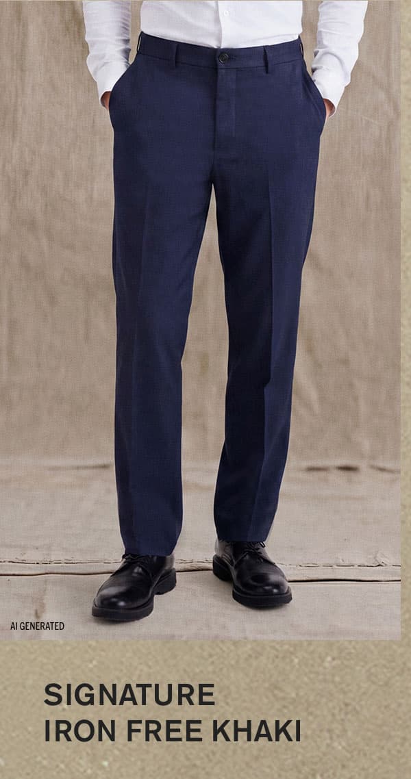 SIGNATURE IRON FREE KHAKI