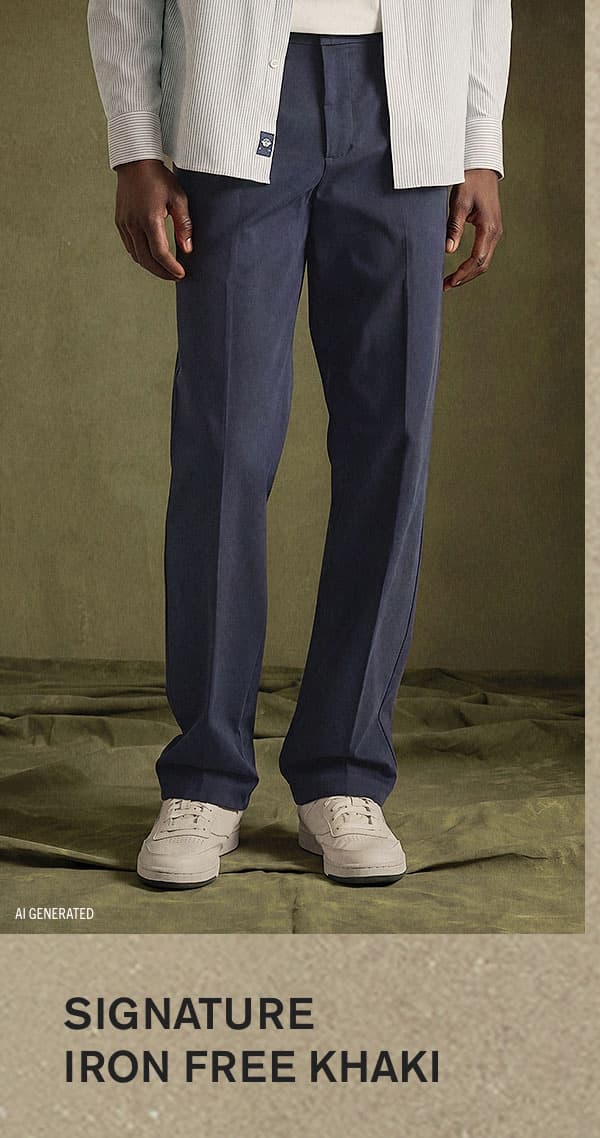 Signature Iron Free Khaki