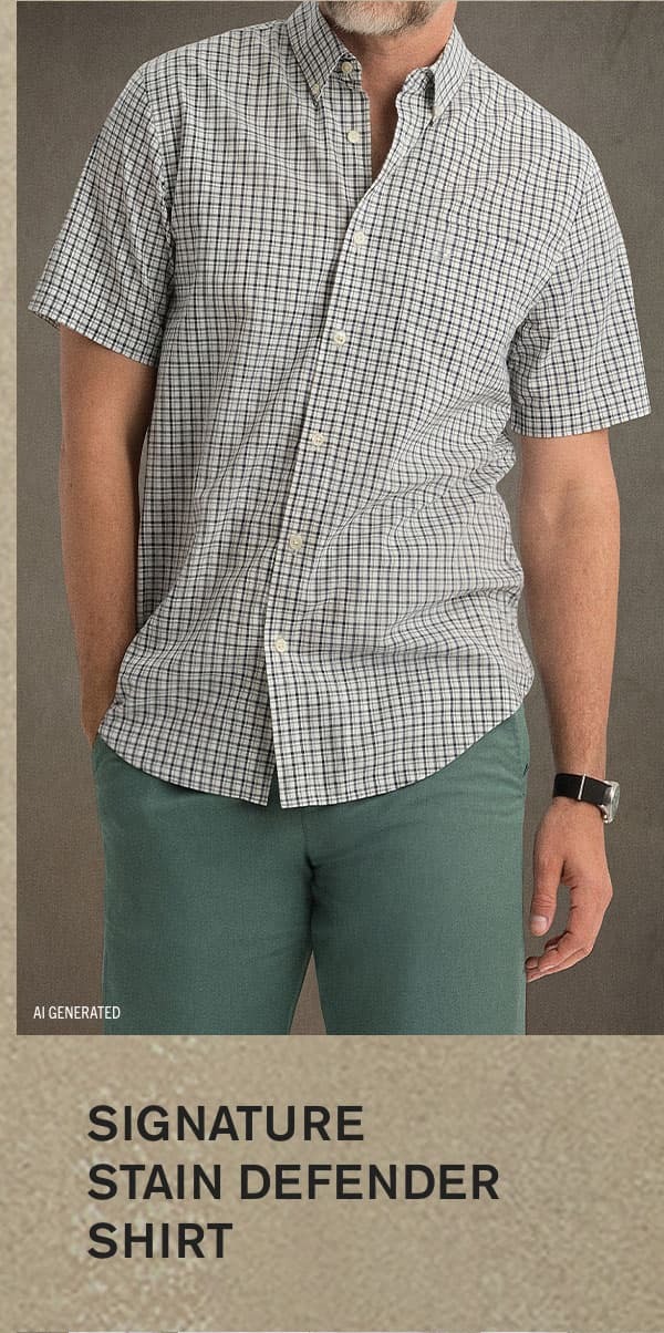 SIGNATURE STAIN DEFENDER SHIRT