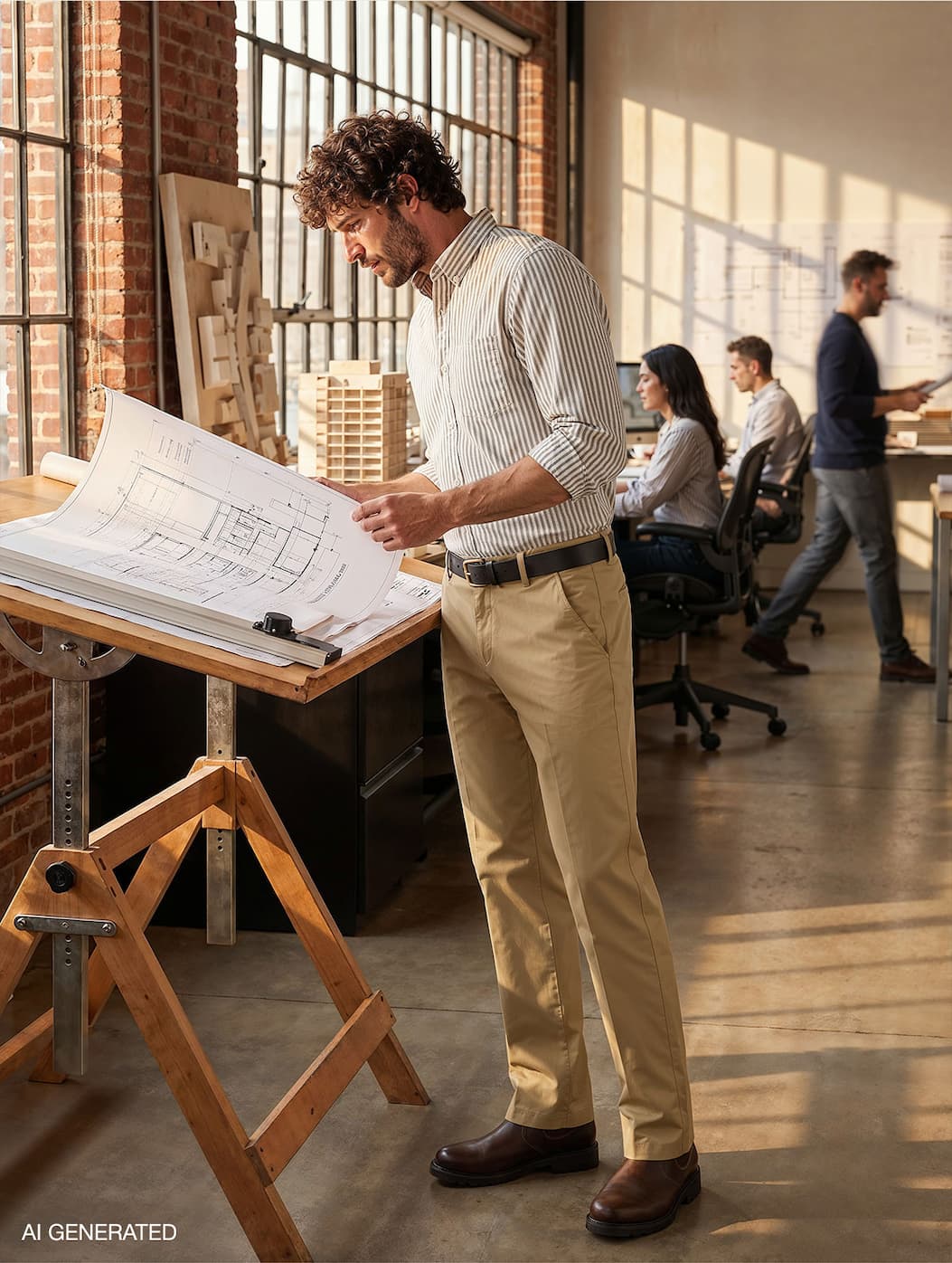 SIGNATURE & WORKDAY KHAKI