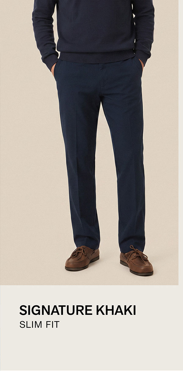 SIGNATURE KHAKI SLIM FIT
