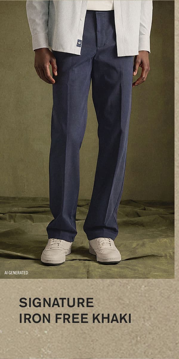 SIGNATURE IRON FREE KHAKI