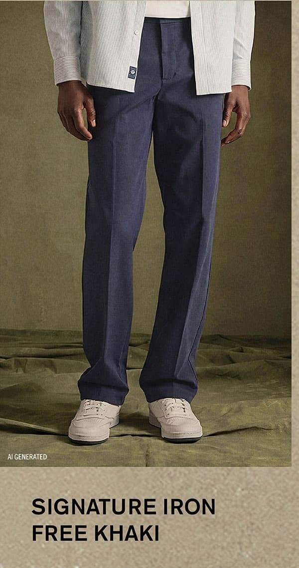 SIGNATURE IRON FREE KHAKI
