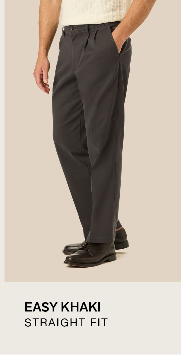 EASY KHAKI STRAIGHT FIT