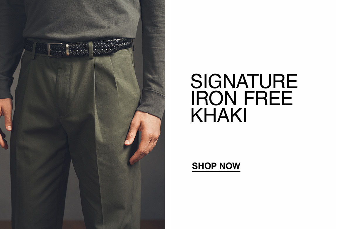 Signature Iron Free Khaki