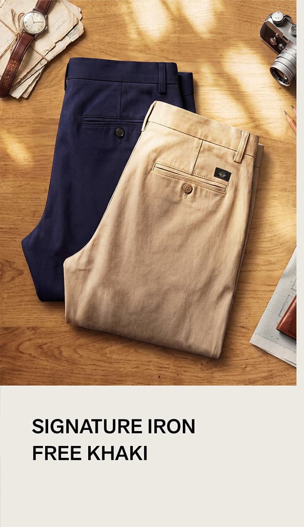 SIGNATURE IRON FREE KHAKI