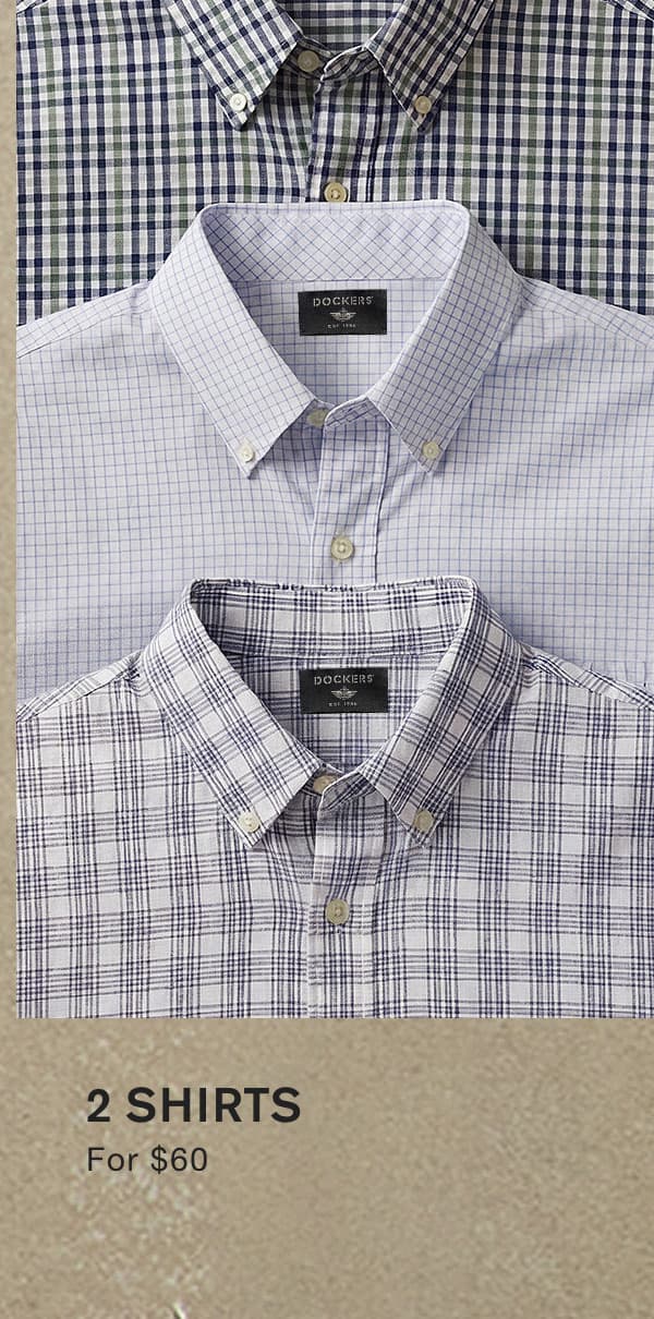 2 SHIRTS FOR $60