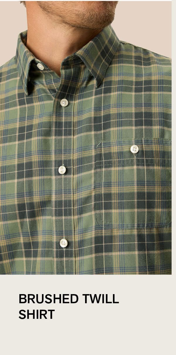 BRUSHED TWILL SHIRT