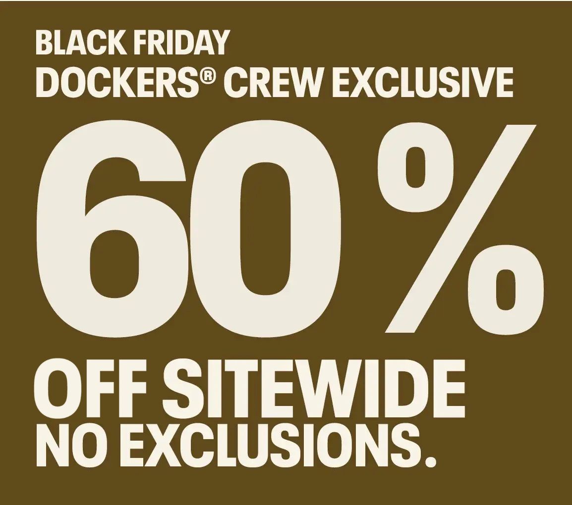 BLACK FRIDAY 60% OFF SITEWIDE NO EXCLUSIONS