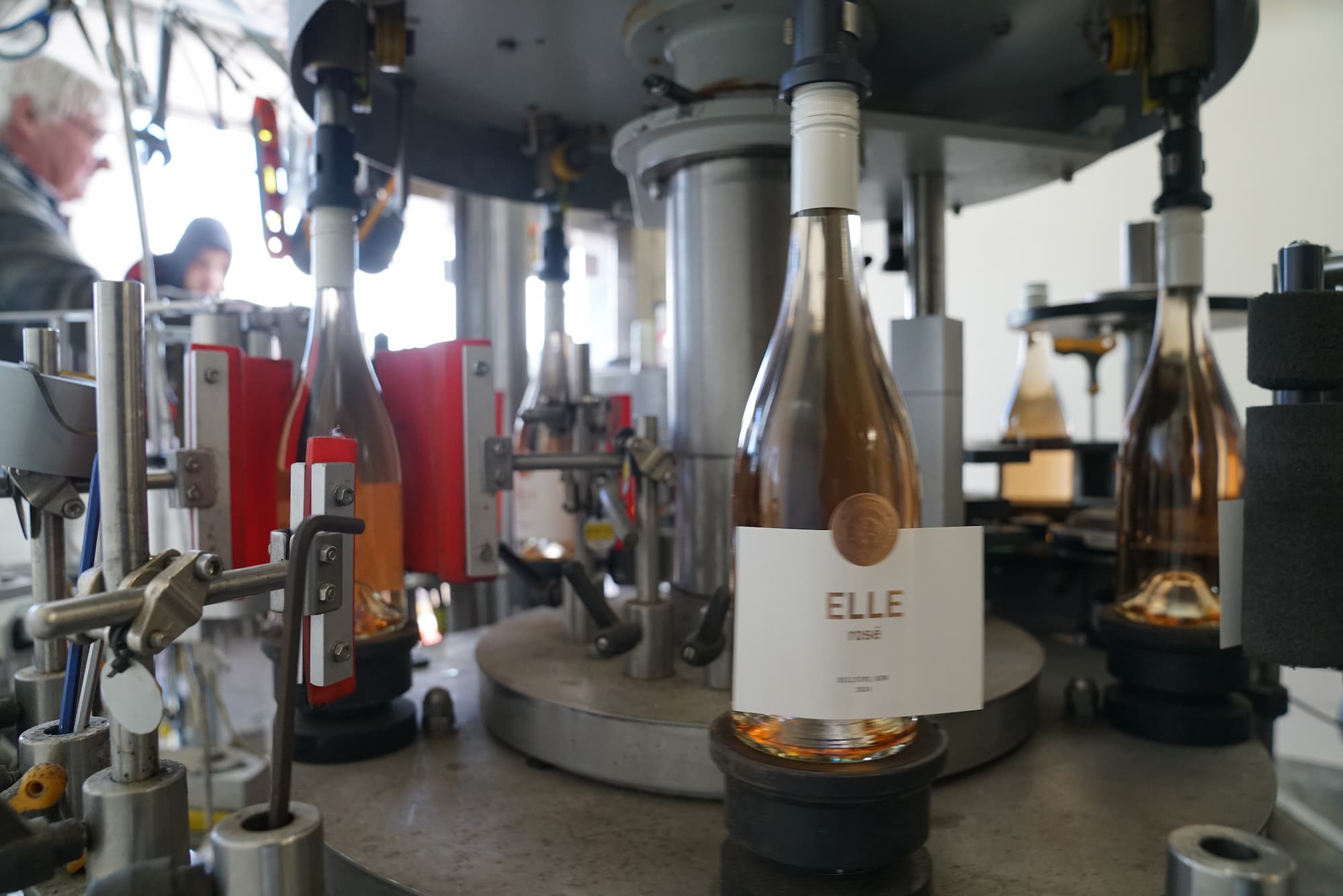 On the bottling line