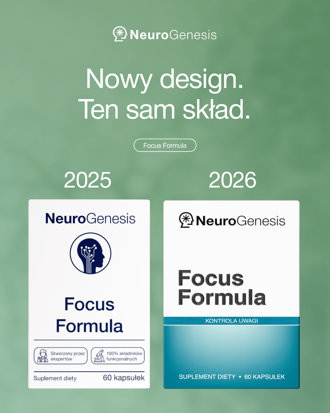 2025 vs 2026 Focus Formula NeuroGenesis