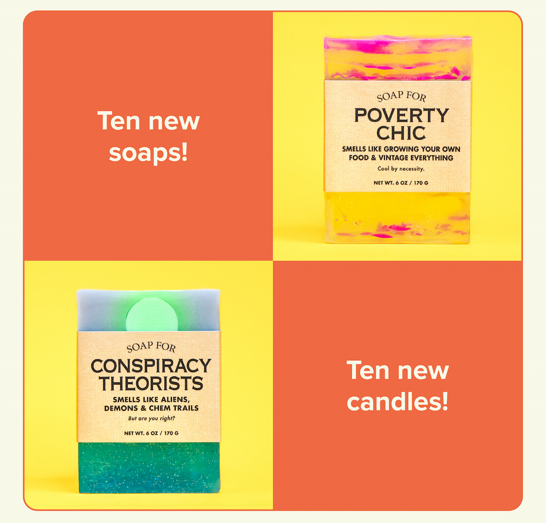 Ten new soaps! Ten new candles!