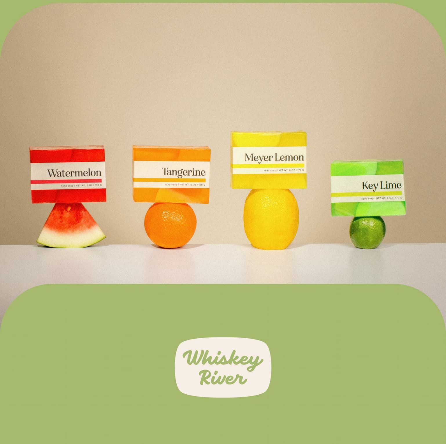 Fruit Slice Soap Bars by Whiskey River Soap Co.