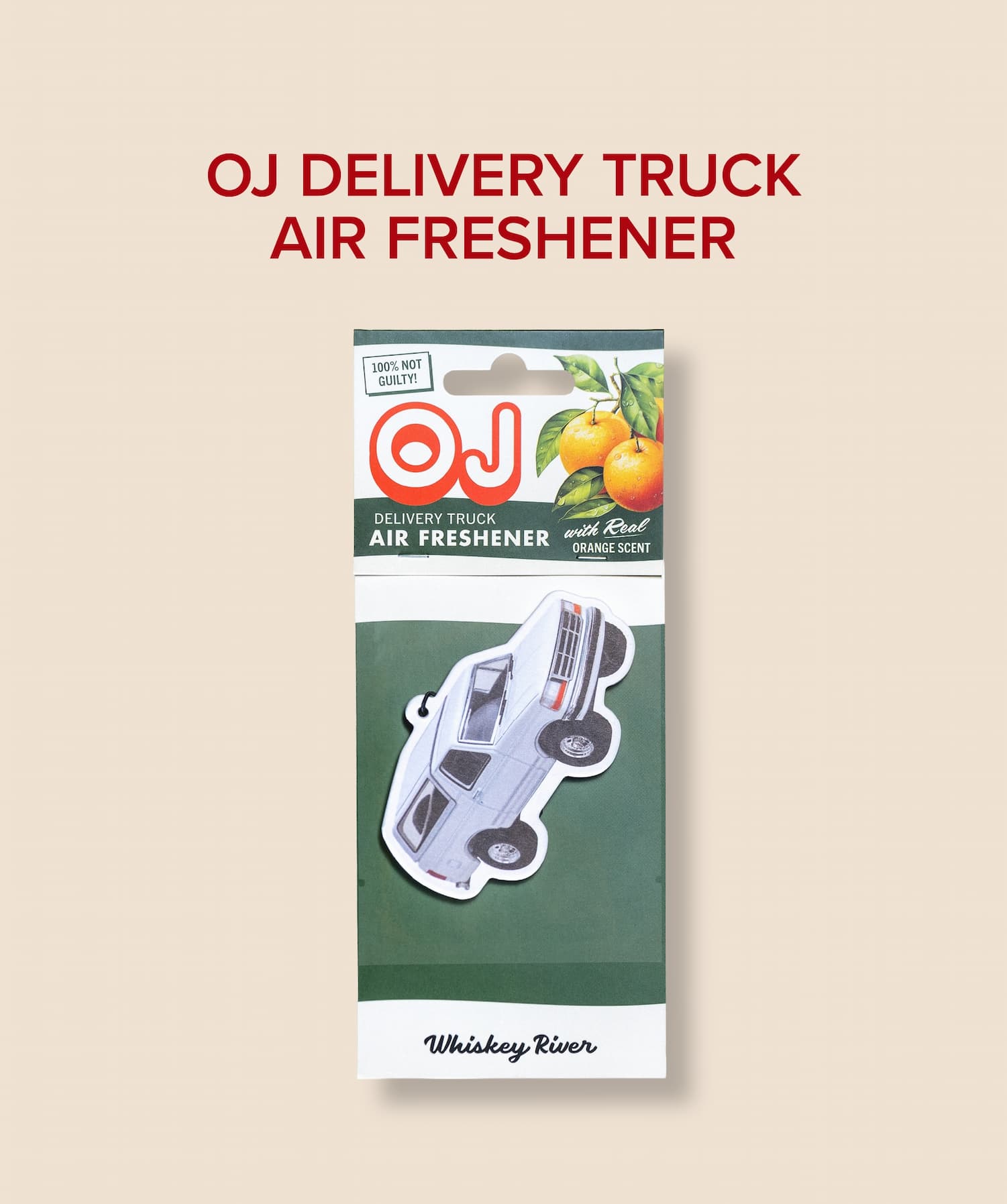 OJ Delivery Truck Air Freshener
