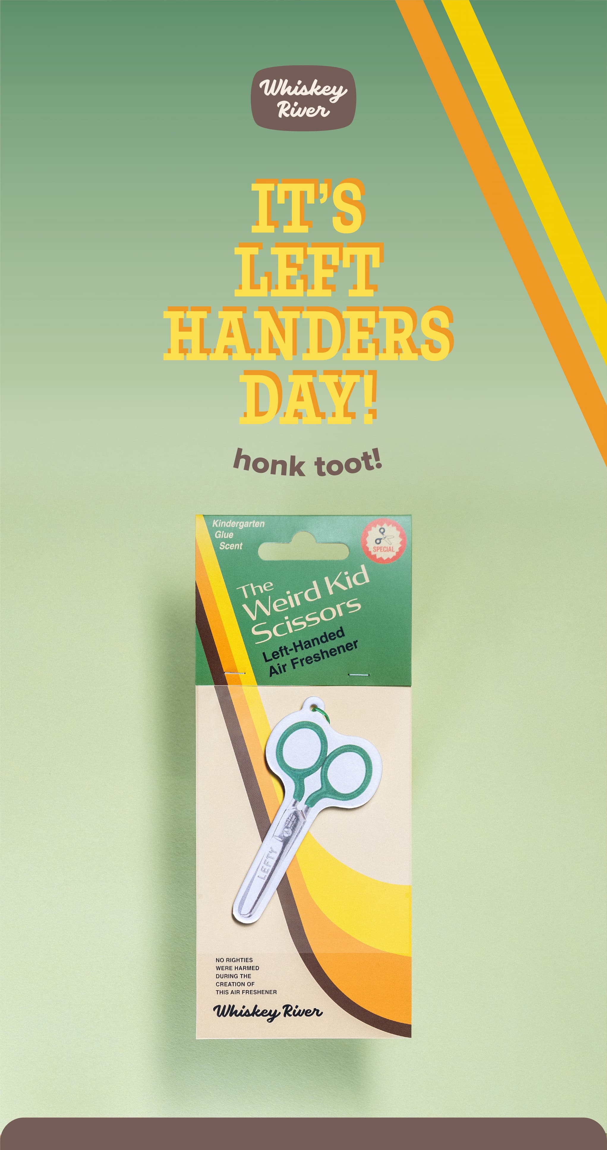 It's Left Handers Day! Honk toot!