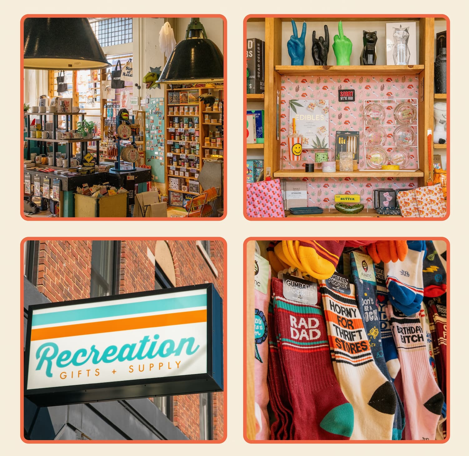 Recreation Gifts + Supply