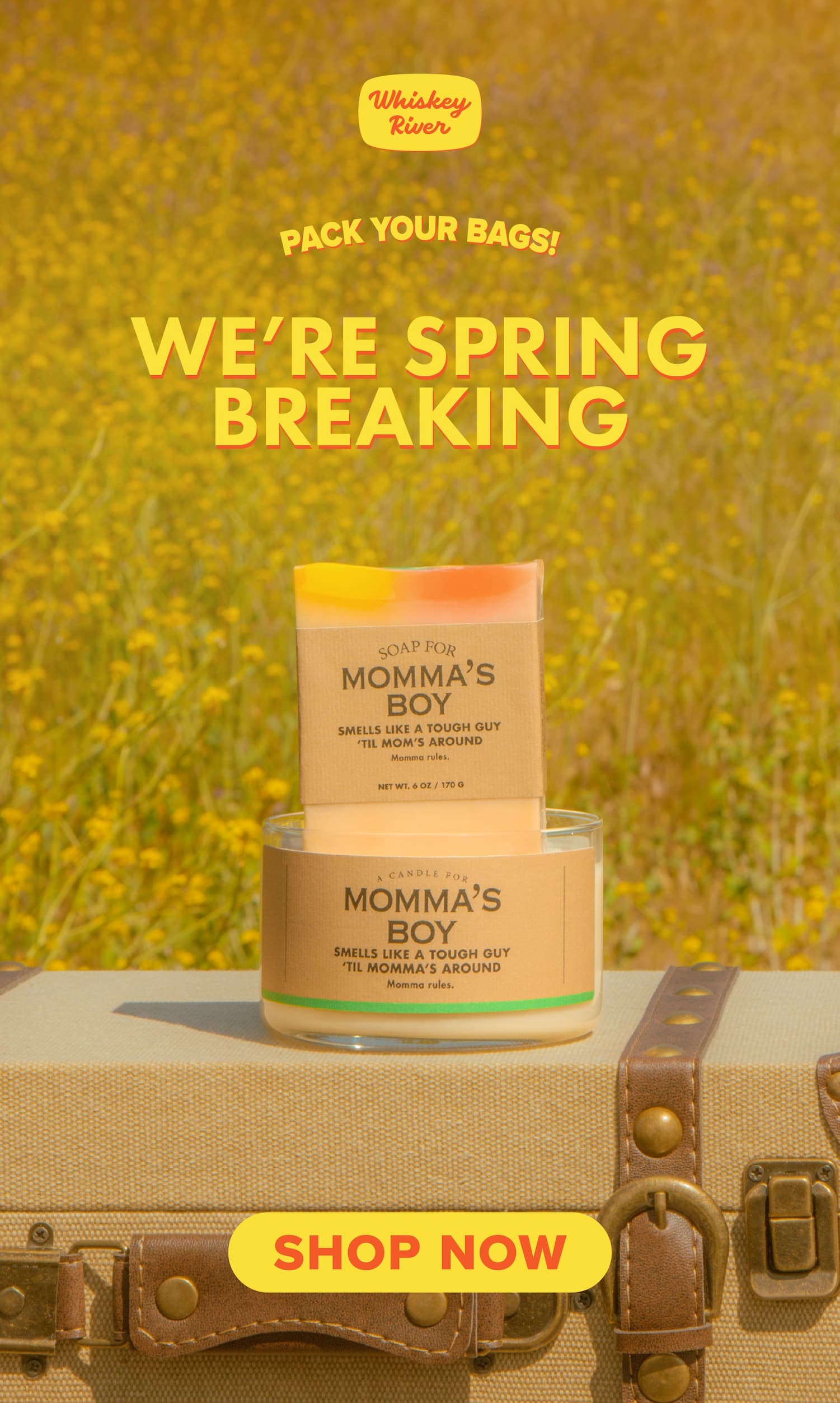 Pack your bags! We're spring breaking.
