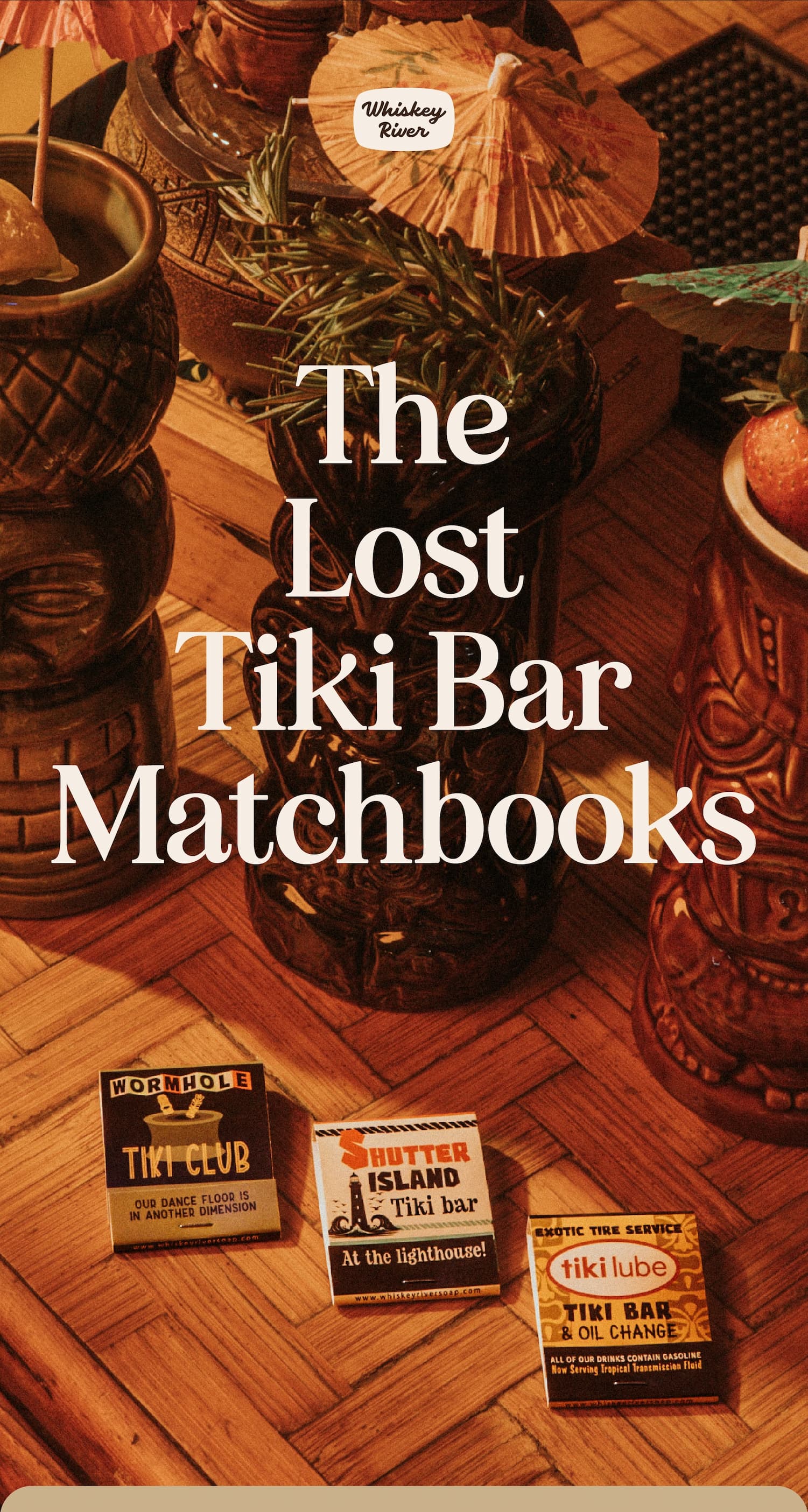 The lost tiki bar matchbooks