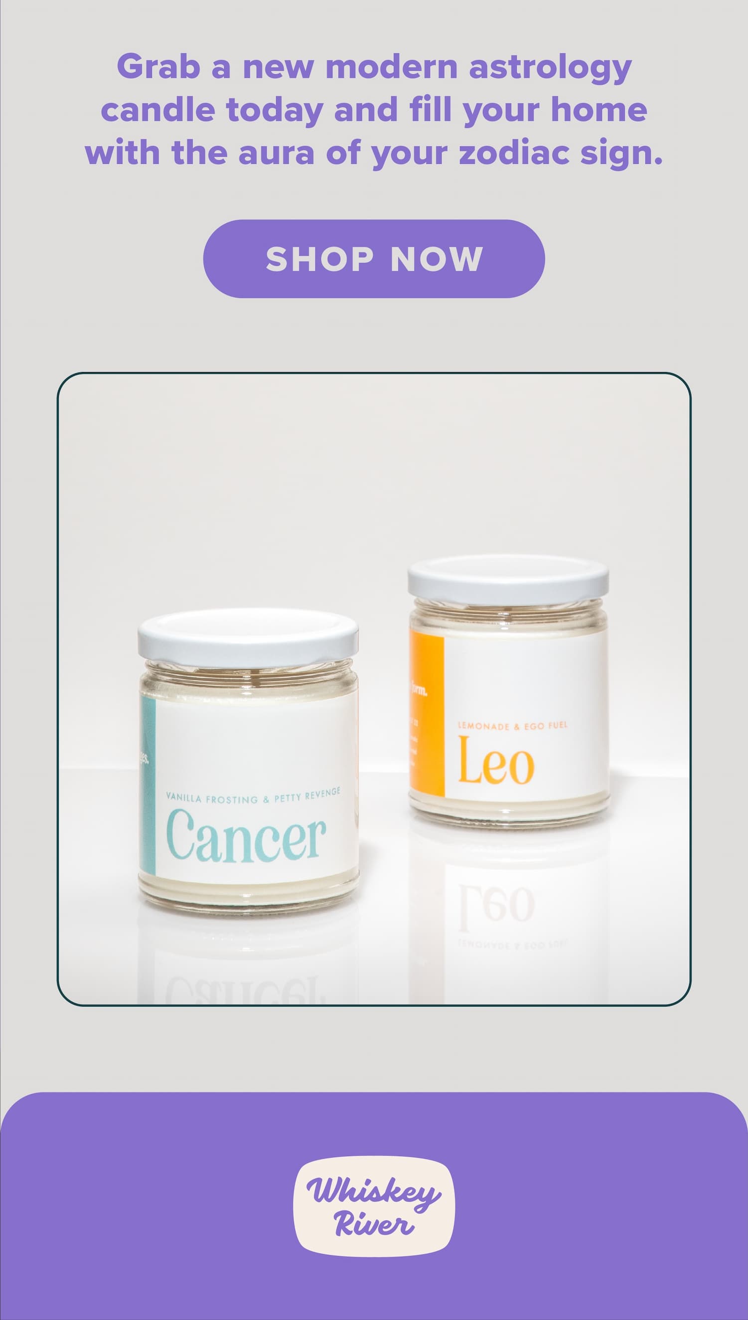 Grab a new modern astrology candle today and fill your home with the aura of your zodiac sign. Shop now.
