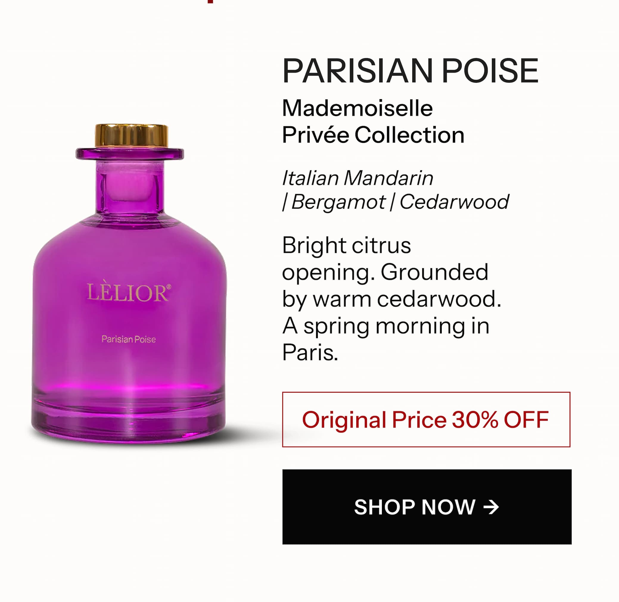 An experience. Not just a fragrance.