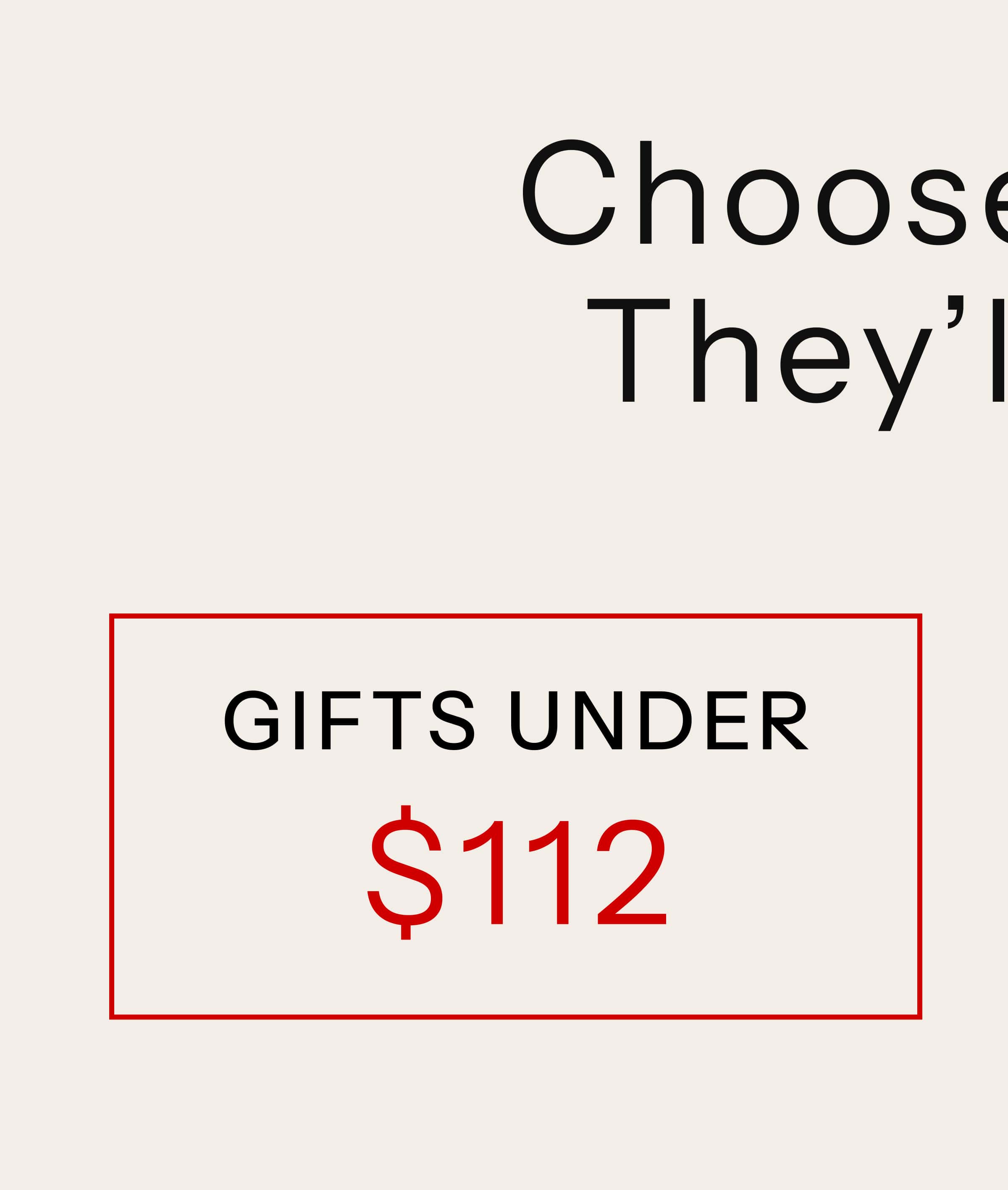 Gifts Under $119