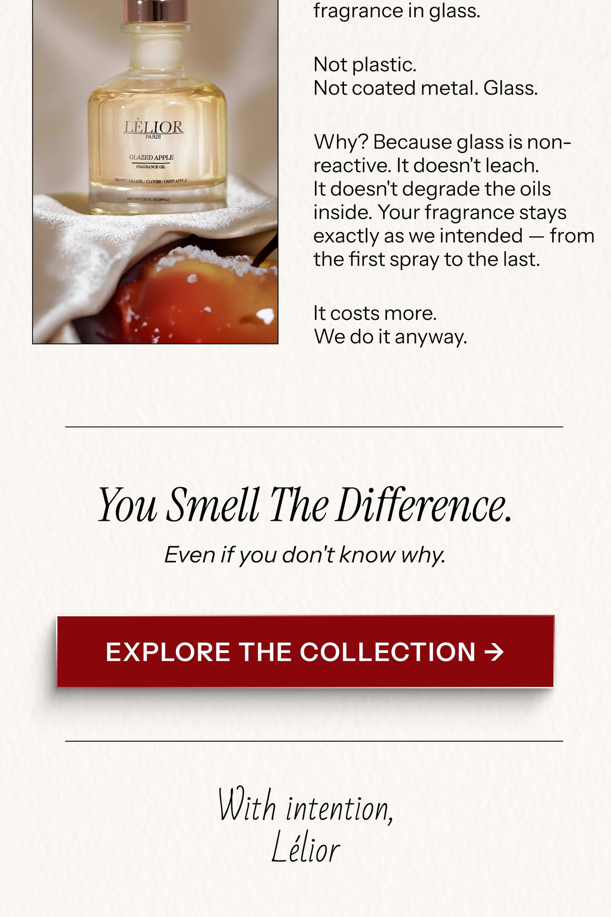 Most fragrances are made in weeks. Blended. Bottled. Shipped. Ours take months.