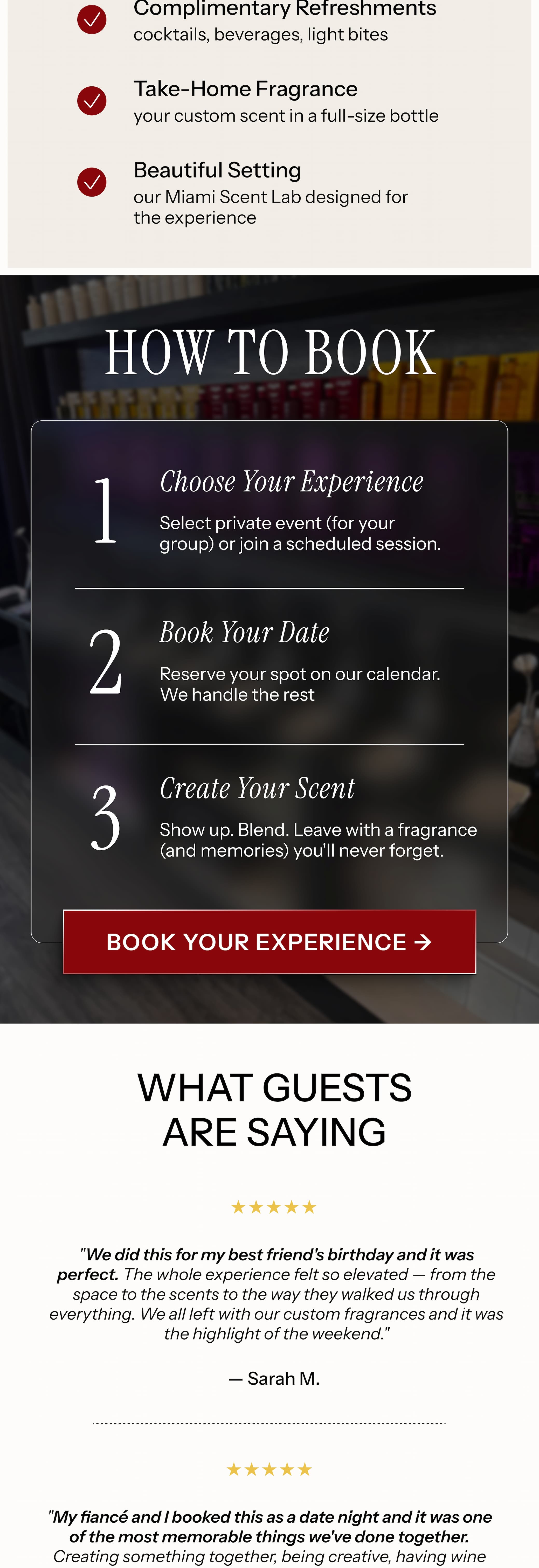Birthdays. Date nights. Celebrations with your closest friends. Corporate gatherings.