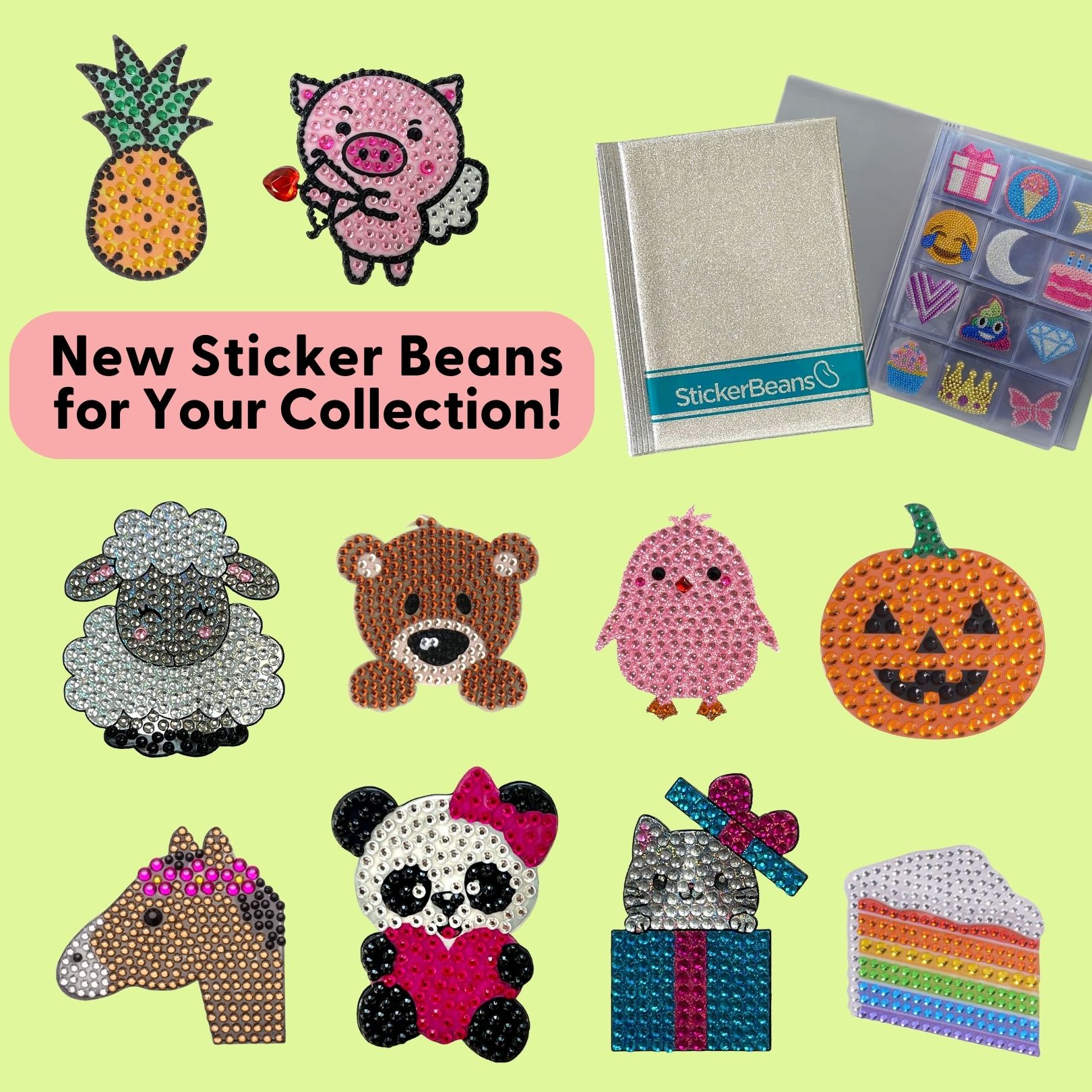 New Sticker Beans for Your Collection 🦋 Frankies on the Park