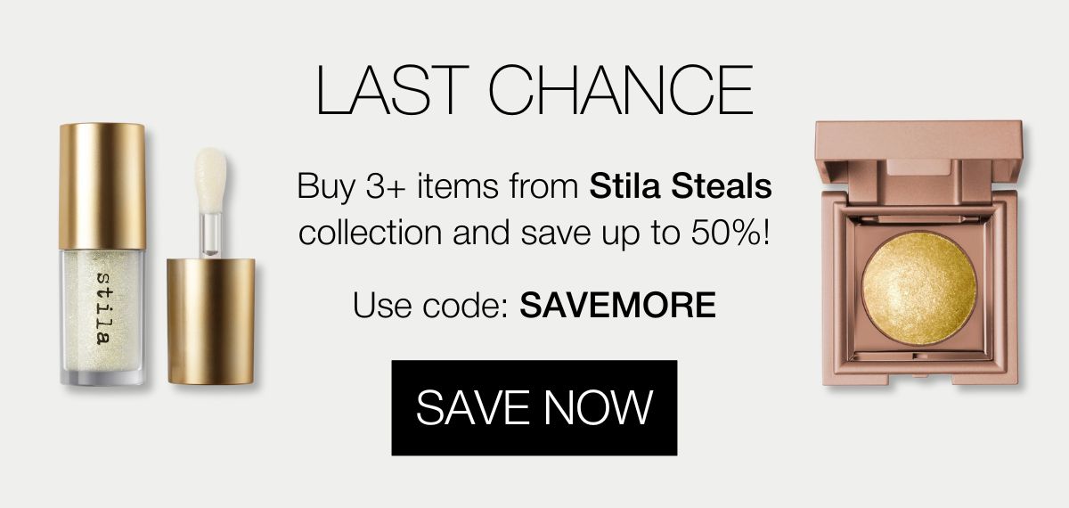 Up to 50% off Stila Steals | LAST CHANCE