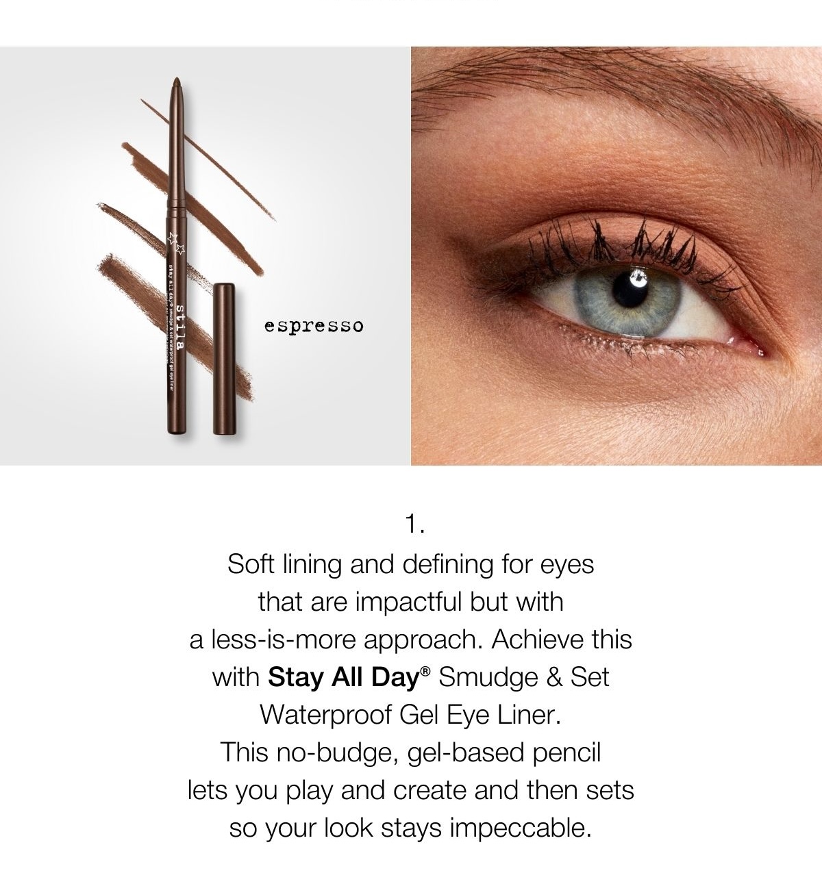 Stay All Day® Smudge & Set Waterproof Gel Eye Liner | Espresso