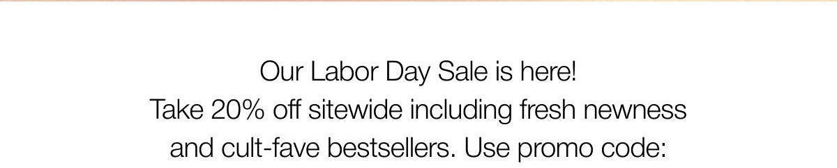 20% off sitewide with code ENJOY20 | SHOP NOW