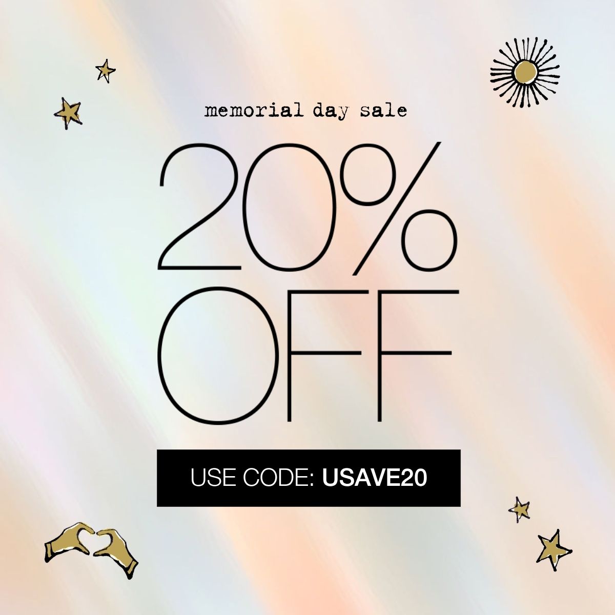 20% Off Sitewide | Use code USAVE20